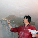 Подготовка потолка к покраске